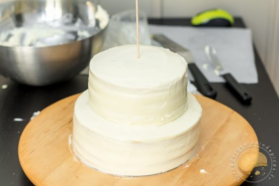 Wedding cake- Pâte à sucre – Citron Pressé